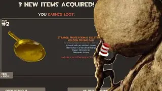Jimbo just received a Golden Frying Pan!
