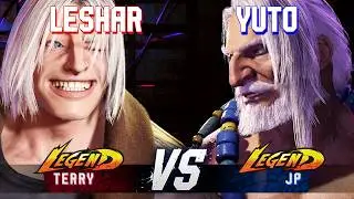 SF6 ▰ LESHAR (Terry) vs YUTO (JP) ▰ High Level Gameplay