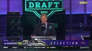 Ravens Draft Rashod Bateman with the 27th Overall Pick | 2021 NFL Draft Highlights