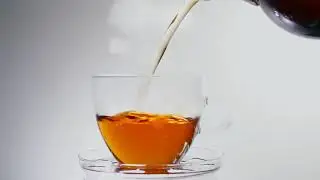 relaxing calm with tea cup sound