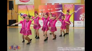 Mažoretky TS Airai Borek 2019 - Littlekadetky stage baton - Na vlásku