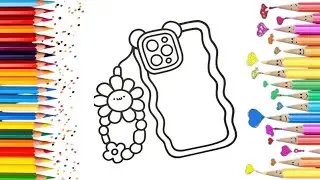 📱✨ Phone Case Coloring Book | Cute & Croovy🌈 #asmr #art