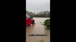Police Respond With Jet Ski in Humboldt County Flooding