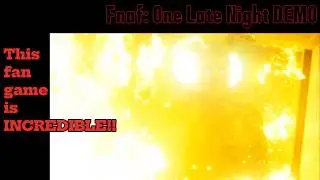This Fnaf fan game is NUTS! And I VOICE IN IT!! | Fnaf: One Late Night DEMO