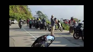 KHCC (Karisma Honda Cyber Community) Riding to Citorek Banten (Negeri di Atas Awan)