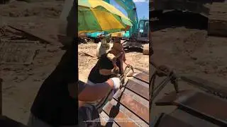 🔥The whole process of bucket repair! Flame correction + hammer correction, hardcore welding site!