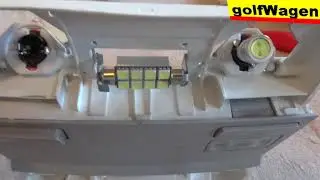 VW Golf 5 front interior light upgrade 6000K 42mm 8xSMD LED