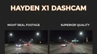 Hayden X1 Dashcam Night Time Video Audio Quality Real Footage Unfiltered Review Car Gadget Part 3 📸