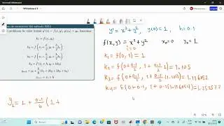 Método de Runge Kutta de orden 4. Métodos Numéricos