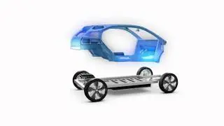 BMW I3 Concept, how it's built, with a body on frame