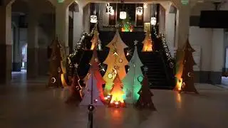 UST Main Building Christmas lights 12/7/20