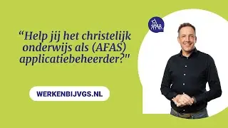 Werken bij VGS - Sander (Applicatiebeheer)