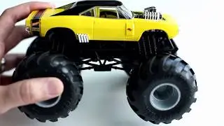 Dodge Charger R/T! Hot Wheels Monster Trucks 1:24 Scale!