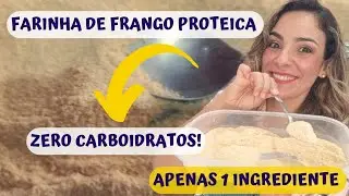 Farinha De Frango Proteica | Zero carboidratos | Com Apenas 1 Ingrediente