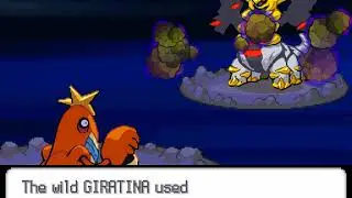 Pok&eacute;mon Platinum Version - Catching Giratina (Altered Form)