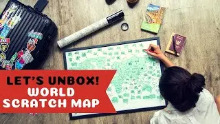 GadgetiCloud World Scratch Map Unboxing!