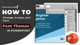 PowerPoint Tutorial: Create, Save & Load Font and Color Themes