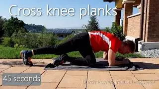 Isolated ab workout