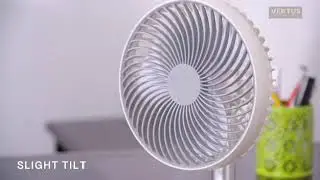 6 inch rechargeable table fan with wireless charging function