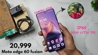 MOTO EDGE 60 FUSION FLIPKART UNIT UNBOXING - DIMENSITY 7400 UNDER 20,999 😳