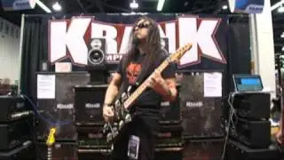 NAMM 2010.  Krank. Michael Wilton of Queensryche