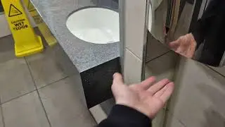 HOKWANG HK-JA04 & Rough Now Broken HOKWANG HK-JA04S Hand Dryers @ McDonald's 🚹, Merseyway, Stockport