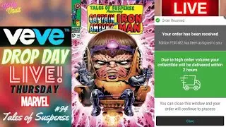 VeVe Drop Day LIVE - Tales of Suspense #94 Marvel Comics Blindbox NFT Drop! M.O.D.O.K. FA Good Luck!