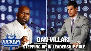 Syracuse's Dan Villari Stepping Up Into A Leadership Role | 2025 ACC Football Kickoff