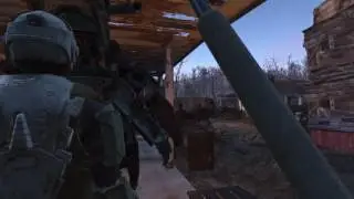 Fallout 4 Power Armour  - Vault Boy Headlamp