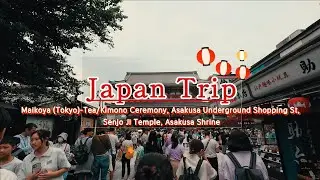 Japan Trip: Asakusa ( Maikoya Tea Ceremony), Underground Shopping St, Senjoji Temple, Asakusa Shrine