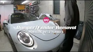 【Car DIY】 Porsche 991.2 Turbo S &ndash; Bumper & Fender Removal (DIY Guide)