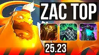 ZAC vs IRELIA (TOP) | KR Master | 25.23
