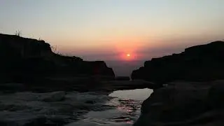 Relaxing Sunset with ASMR Water Sounds
