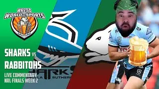 Sharks vs Rabbitohs Live Stream & Commentary | NRL 2022 Finals Week 2