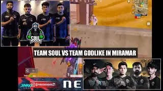 Soul omega 1v3 Godl vs Soul Miramar Fight #soul #godlike #omega #johnathan