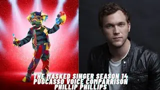 The Masked Singer Season 14 Pugcasso Voice Comparison 2 - Phillip Phillips 