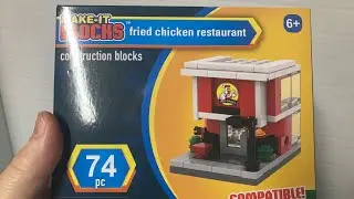 Сборка не из Lego: ресторан Fried Chicken от Make-It-Blocks (всего за 1,25 $ в Dollar Tree!)