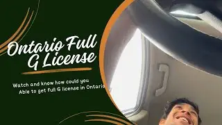 Step By Step Process Of Ontario Full G License 🇨🇦