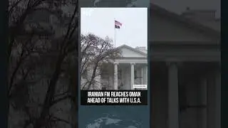 Iranian FM Arrives in Oman For Possible Nuclear Talks With USA | Trump | #Shorts