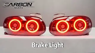 CarbonMiata LED Tail Lights V3 For Miata NB