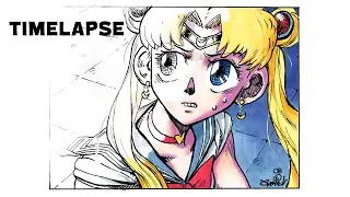 SailorMoonReDraw - TIMELAPSE