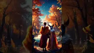 Queen of Autumn | Mystical Forest Grace#AutumnQueen #MysticalForest #RegalBeauty #NatureMagic
