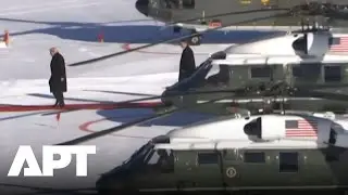 Marine One Lands in WEF Forum; Trump All Set to Deliver Remarks | APT