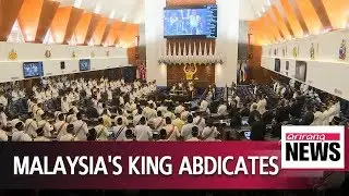 Sultan Muhammad V abdicates as Malaysia's king