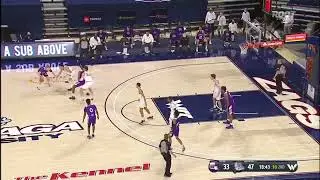 Gonzaga Men's Basketball - Pick and Roll Defense - Hard Hedge Blitz
