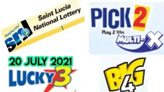 Saint Lucia National Lottery Pick 2/Lucky 3/Big 4 Best Number for ( 20 July 2021 ) just try