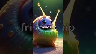 A mermaid family met a group of snails in the liver