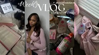 weekly + maintenance vlog  ᥫ᭡. bettering me diaries ep.5 || hygiene restock,hanging w friends ,& etc