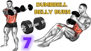Dumbbell Belly Fat Loss Workout | Burn Stubborn Belly Fat with Weights