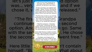A Veteran's War Story Takes A Dark Turn. His Grandson's Question Revealed A Tragic Truth #prank